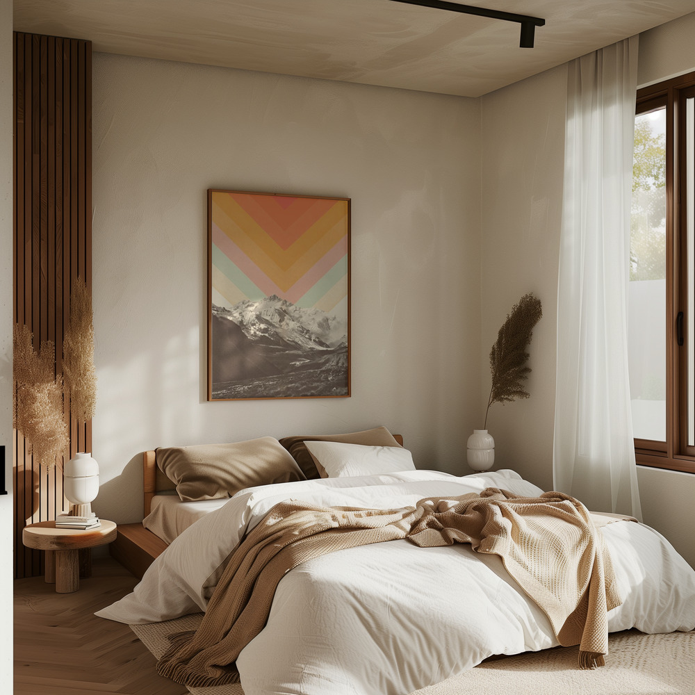 Poster - Mountainscape Nº2 in camera da letto