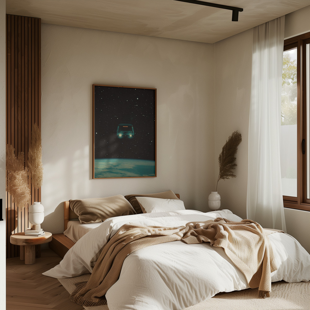 Poster - Space Express in bedroom