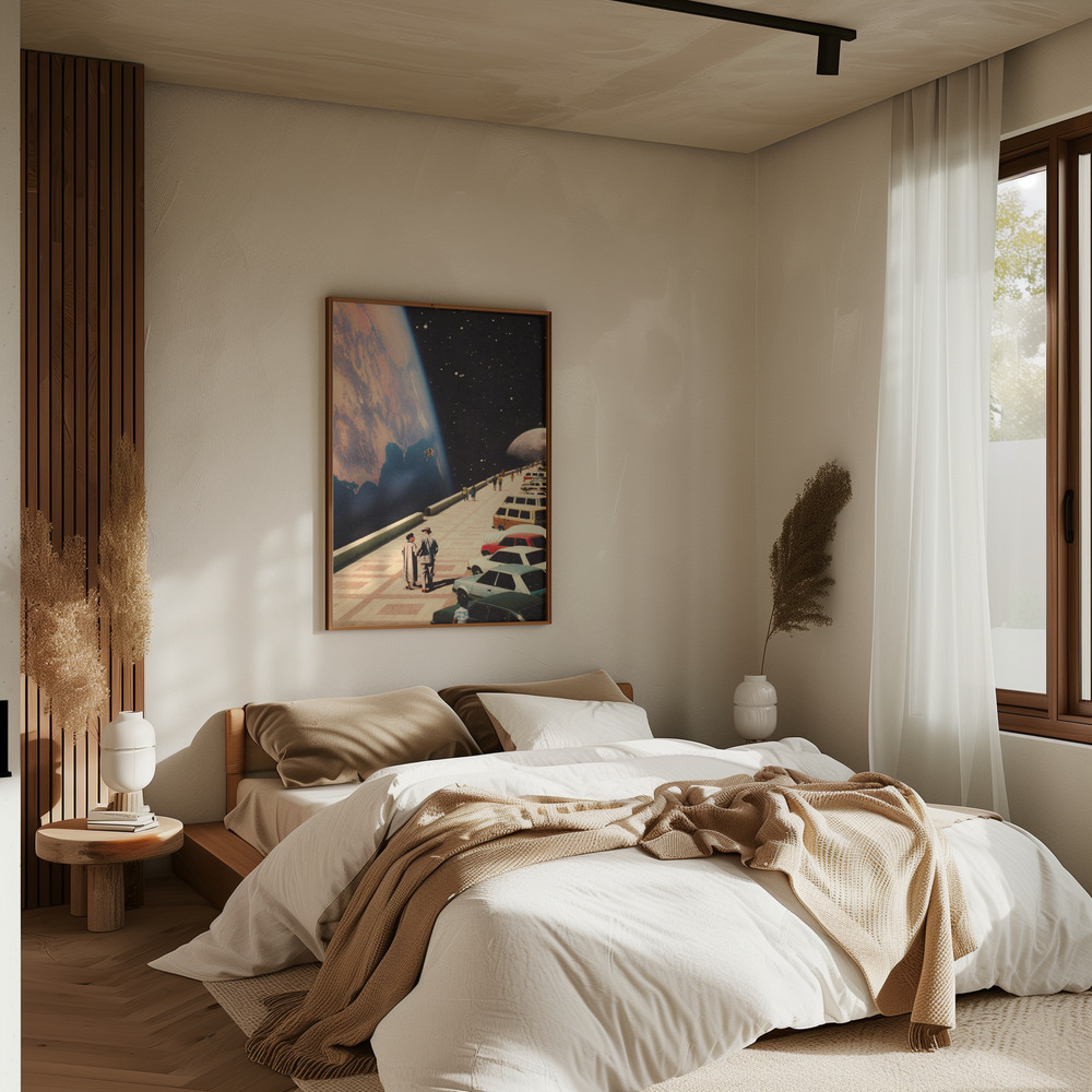 Poster - Space Promenade in bedroom