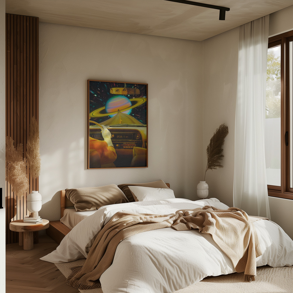Poster - Saturn Commute in bedroom