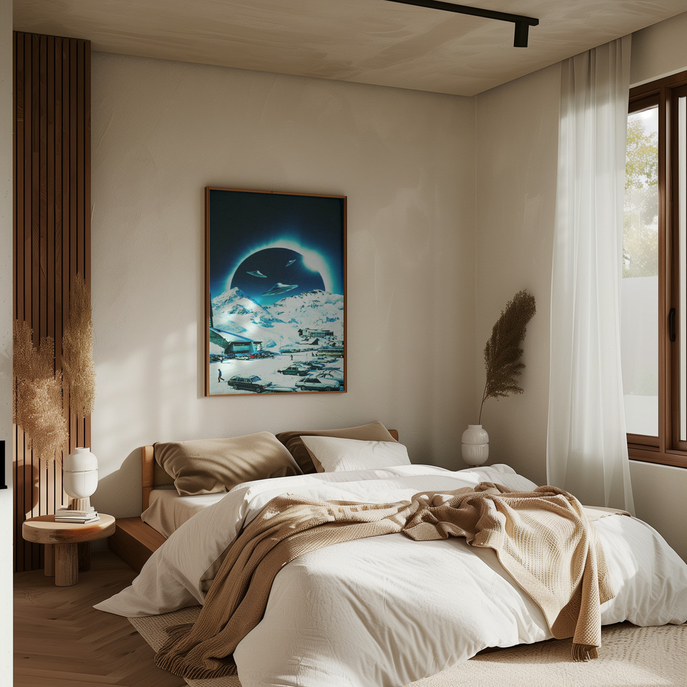 Poster - Winter Eclipse in bedroom