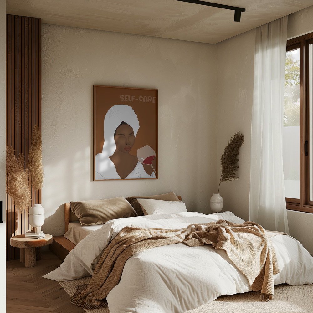Poster - Self-Care in bedroom