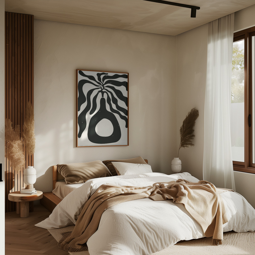 Poster - Henri Matisse Black Algae in bedroom