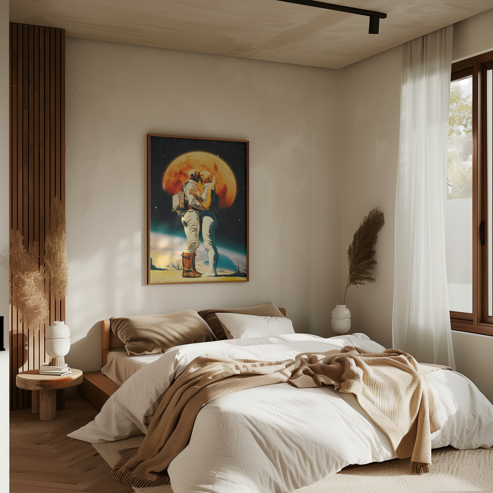 Poster - Intergalactic Love in bedroom