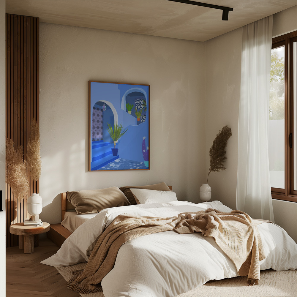 Poster - Morocco in slaapkamer