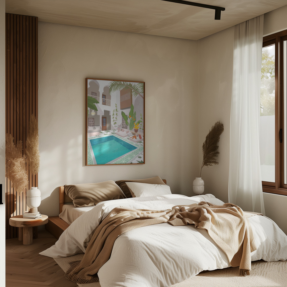 Poster - Riad in bedroom