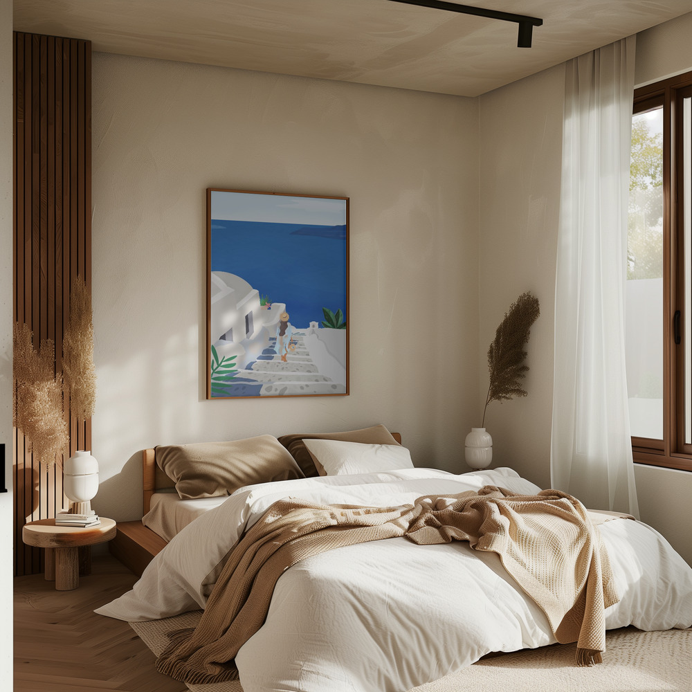 Poster Into the Blue - Affisch i sovrummet