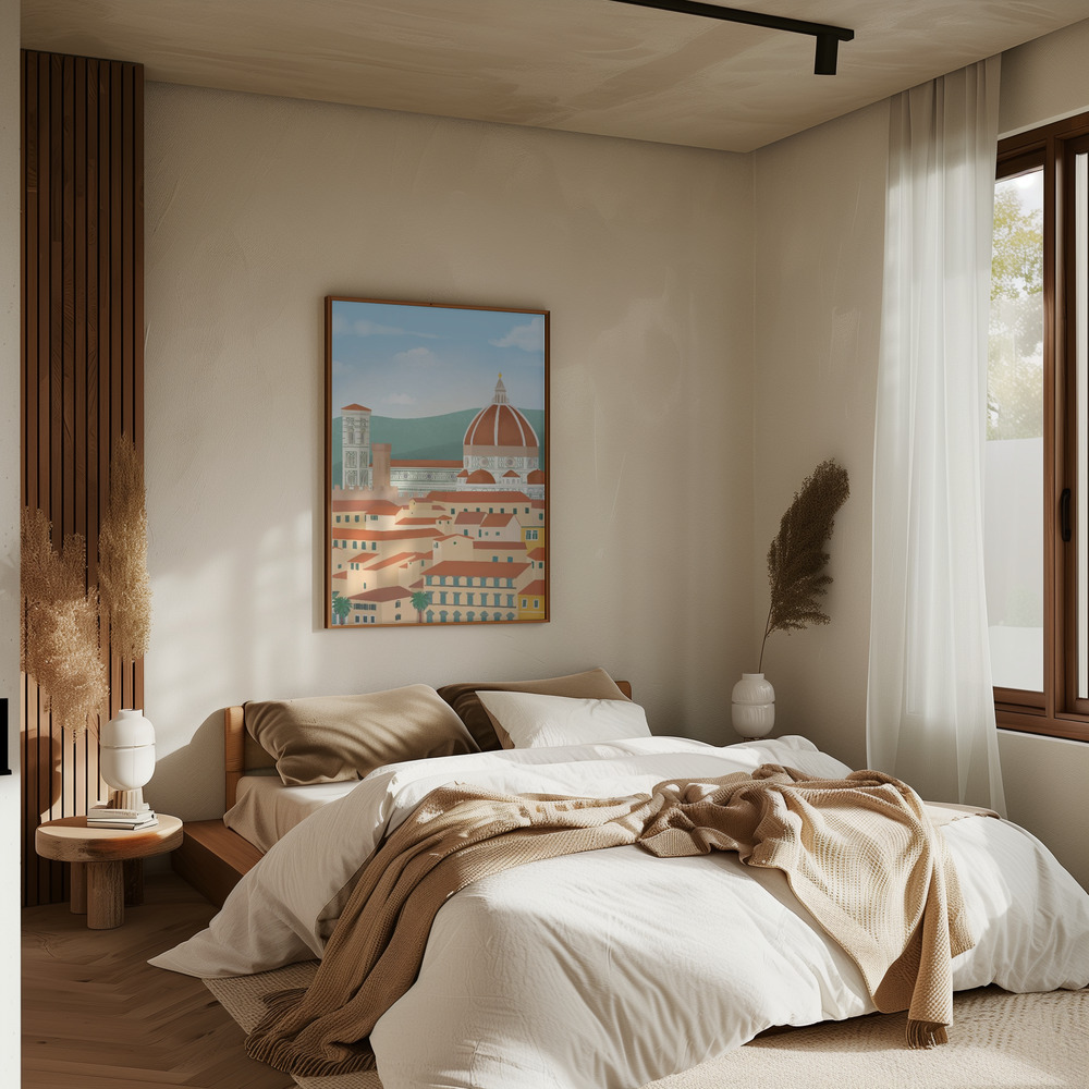 Poster - Florence in bedroom