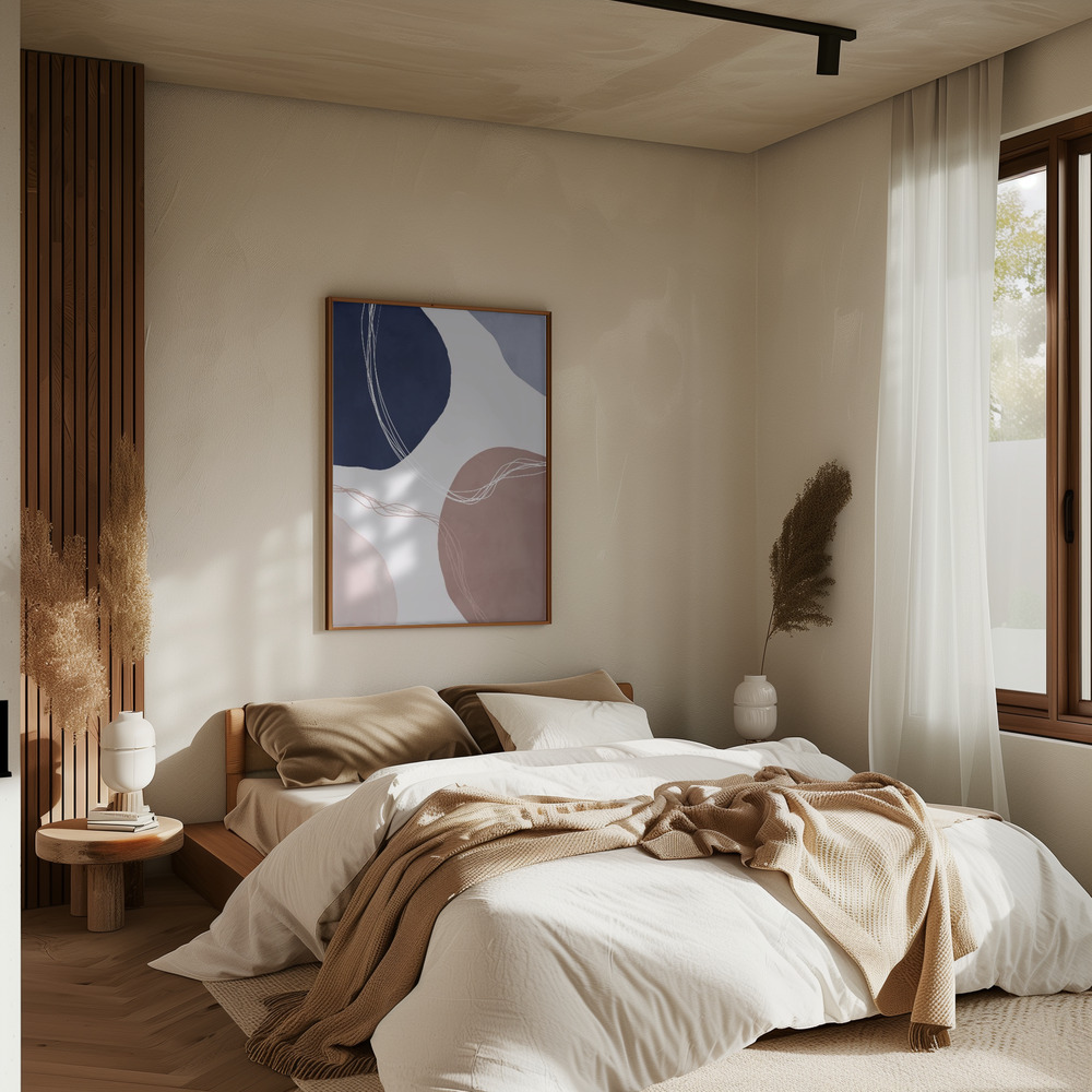 Poster - Graphic 248 im Schlafzimmer