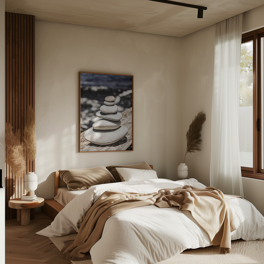 Plakat - Balance i soveværelset