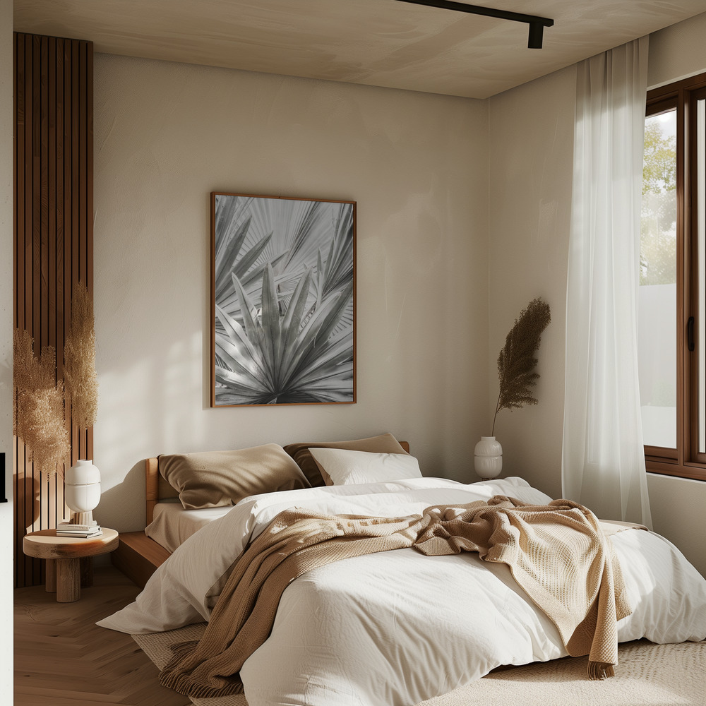 Poster - Lala Palm im Schlafzimmer