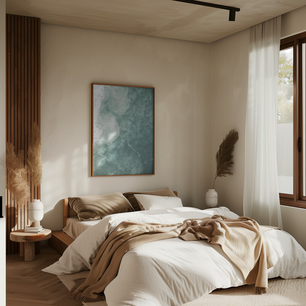 Poster - Océano im Schlafzimmer