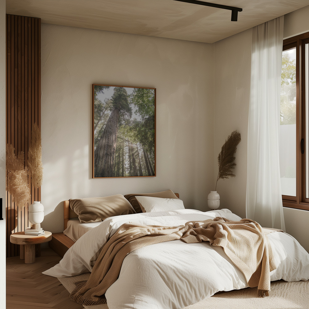 Poster - Redwoods in bedroom