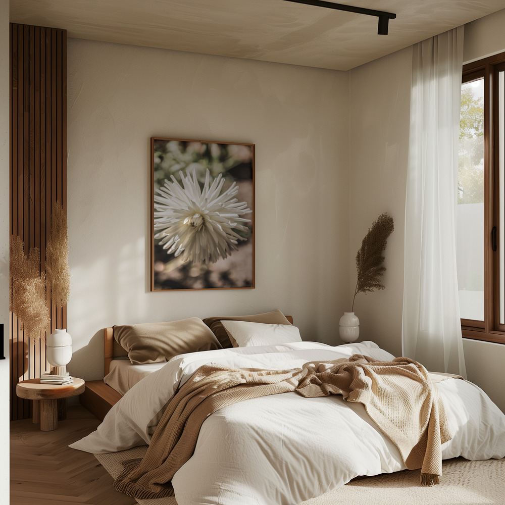Poster - Summer Bloom in bedroom