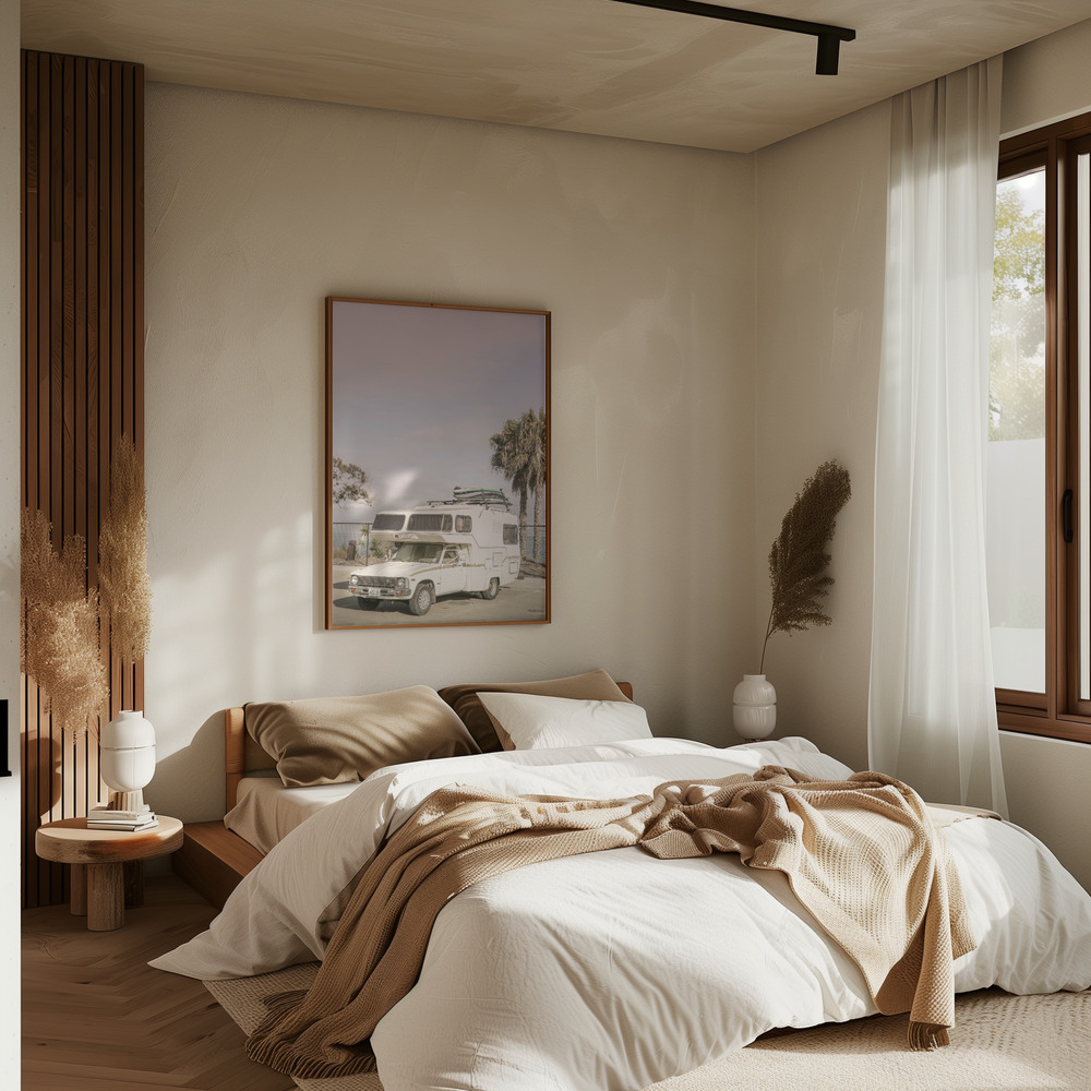 Poster - Surf Wagon in bedroom