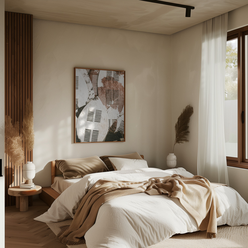 Poster - Zulu Warrior in slaapkamer