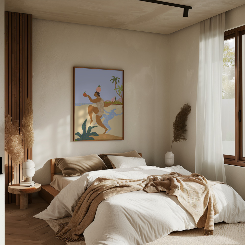 Poster - Balancing Act in slaapkamer