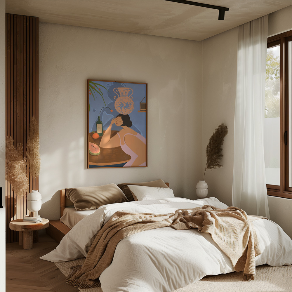 Poster - Bestill im Schlafzimmer