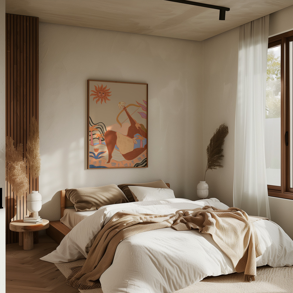 Poster - Bow And Arrow in bedroom