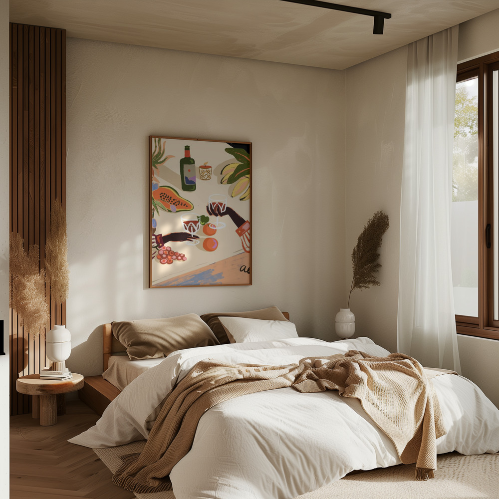 Poster - Cheers To You in bedroom
