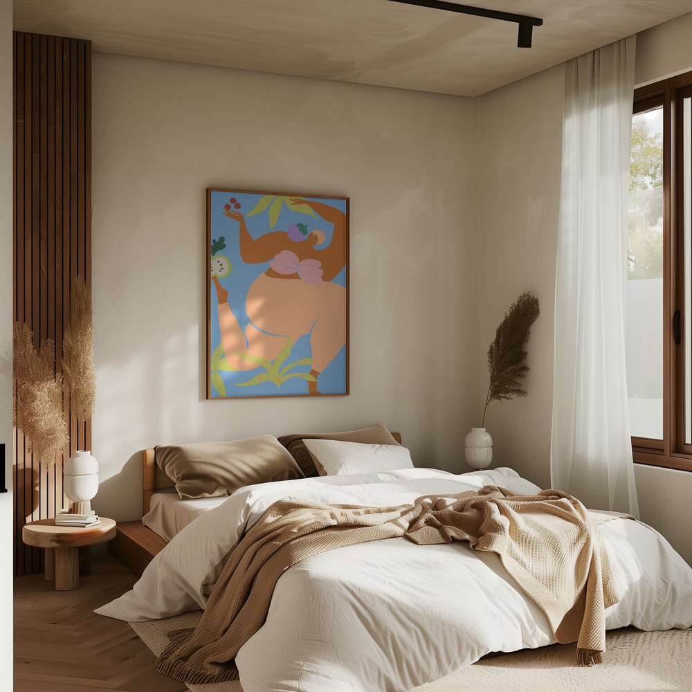 Poster - Fruity Run in bedroom