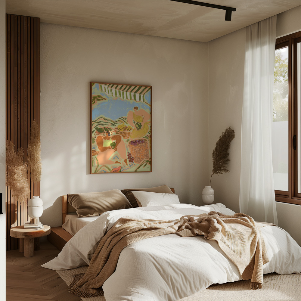 Poster - Fruit Stand in bedroom