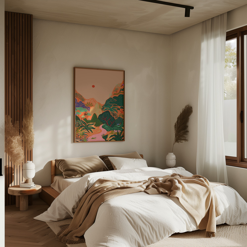 Poster - Hidden Paradise No2 in bedroom