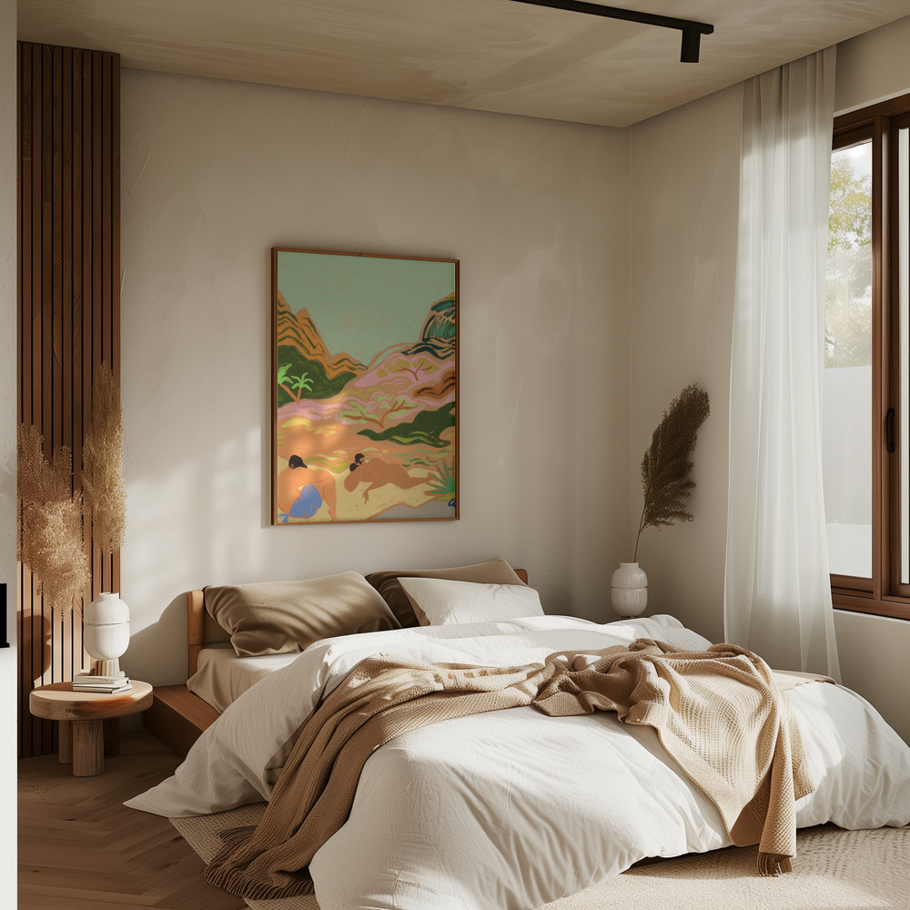 Plakat - Lazydaysinnature i soveværelset