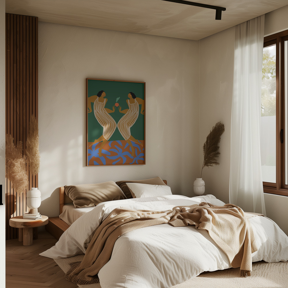 Poster - Mirror in bedroom