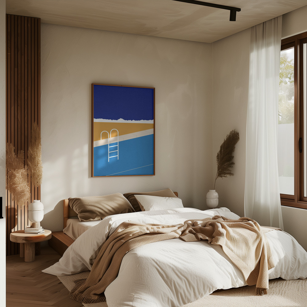 Poster - Desert Pool in bedroom