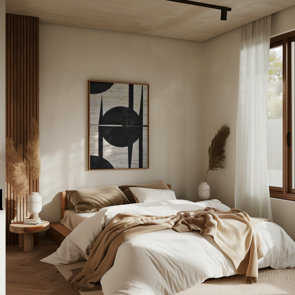 Poster - Fixed Circle in bedroom