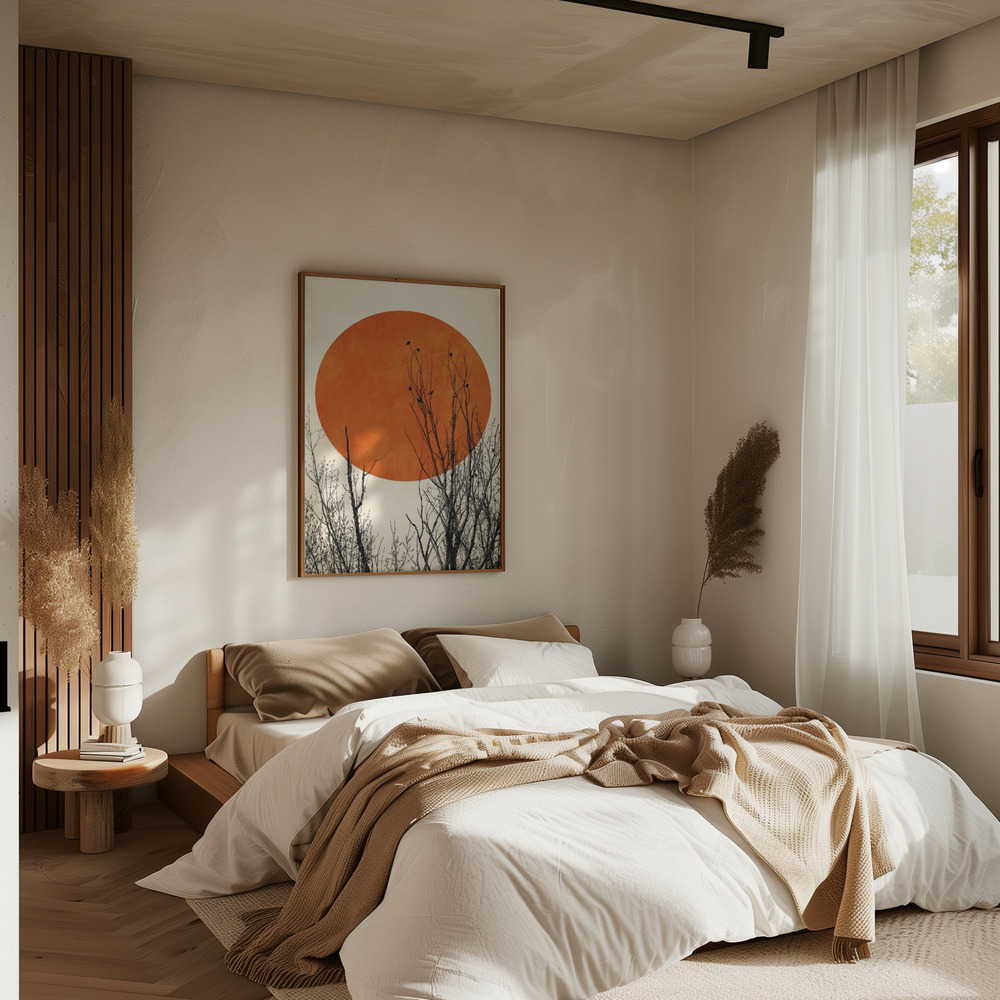Poster Winter Glow - Affisch i sovrummet