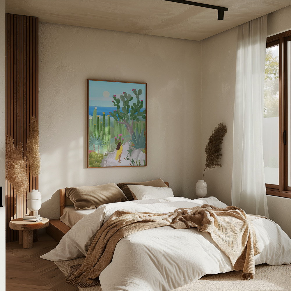Poster - Elz Jardine in bedroom
