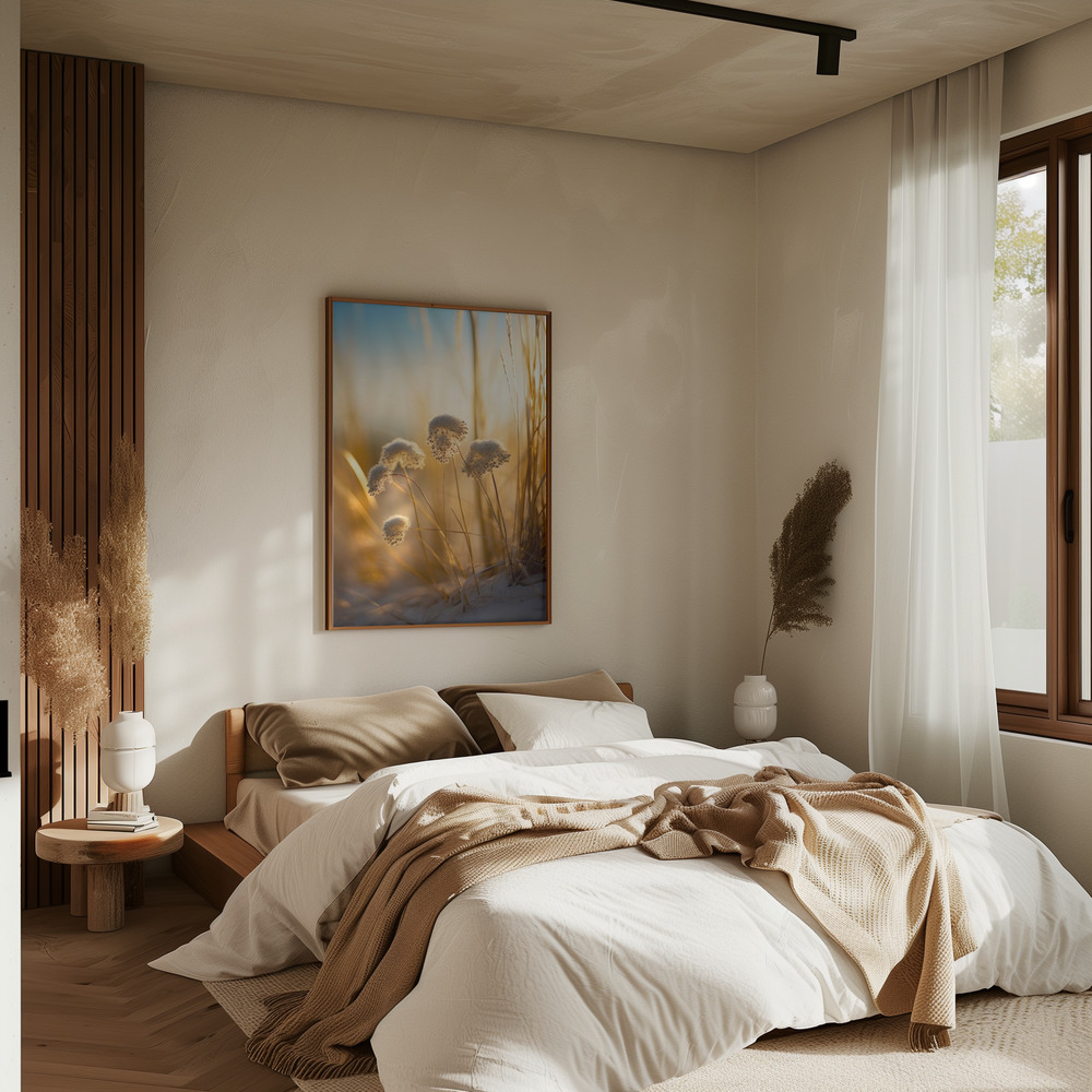 Plakat - Beach Impressions No 3 i soveværelset