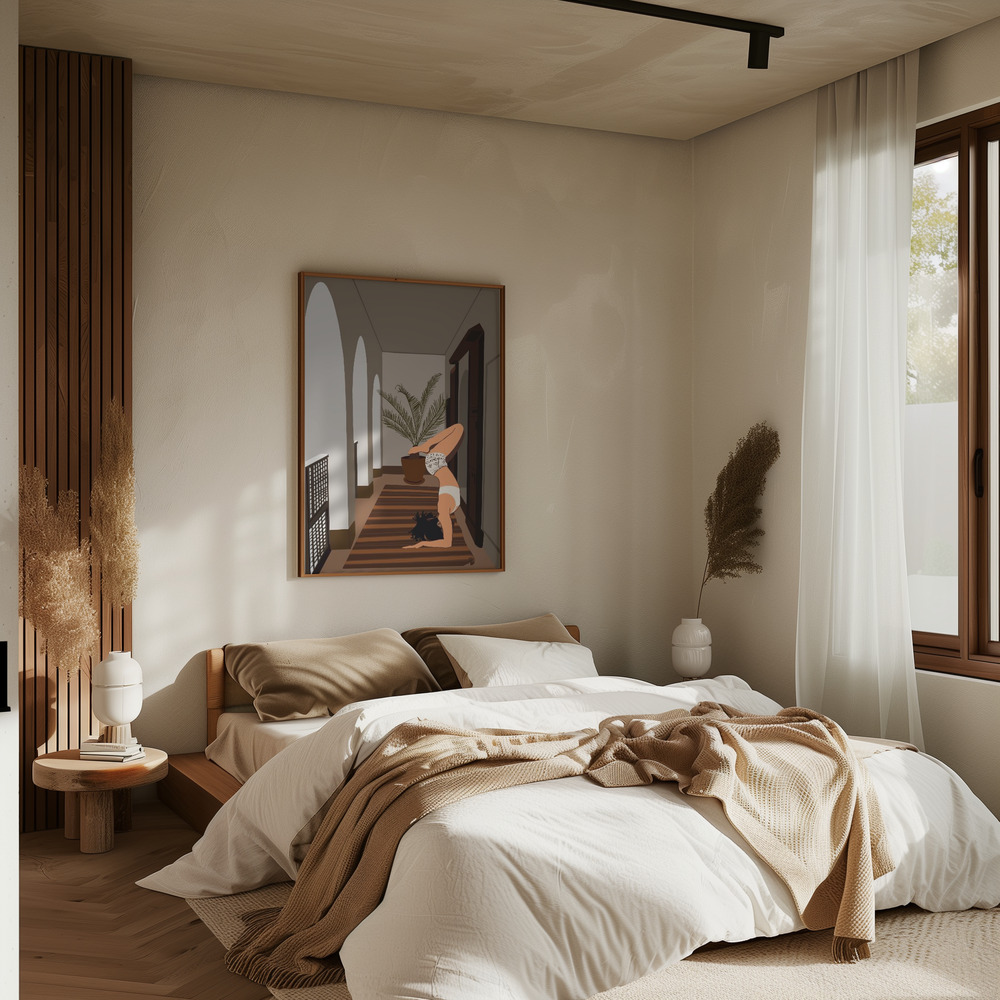 Póster - Balance in Motion en el dormitorio