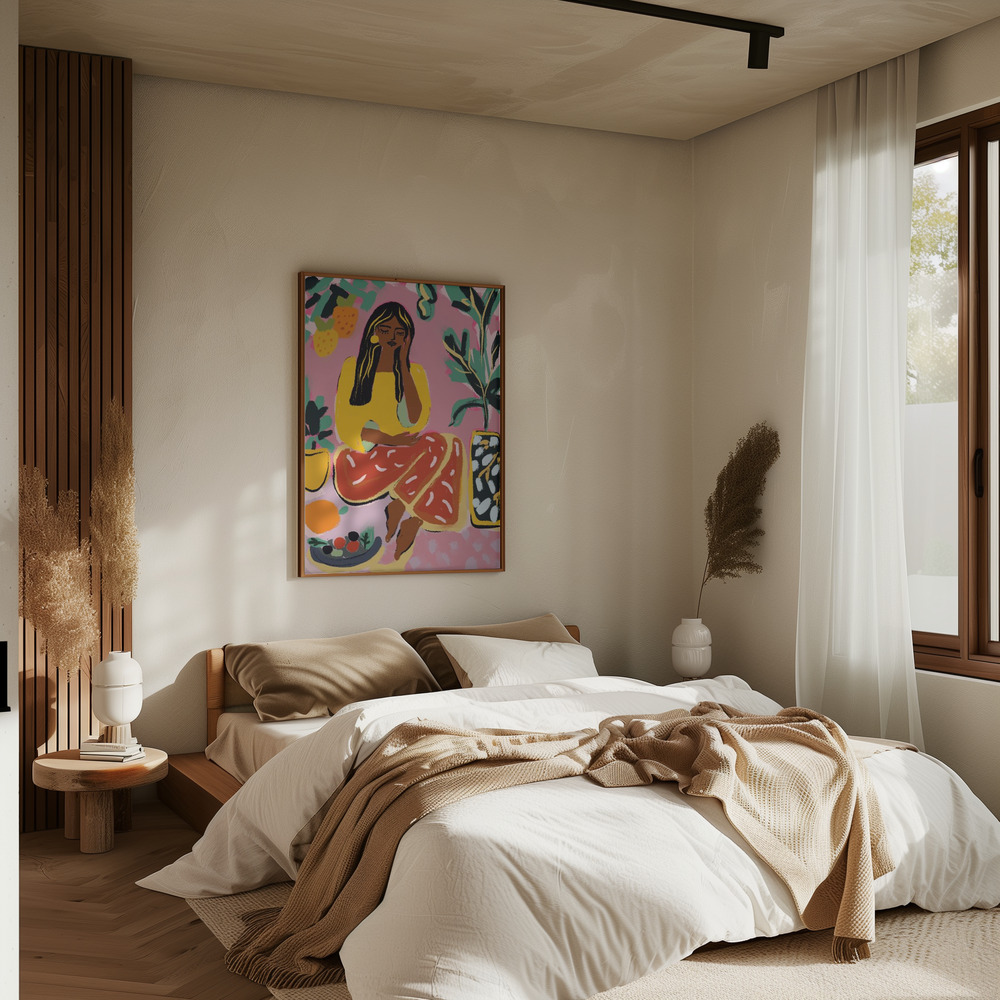 Poster - Pause For A Moment in slaapkamer