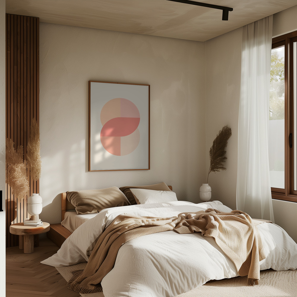 Poster - Peach 42 in bedroom