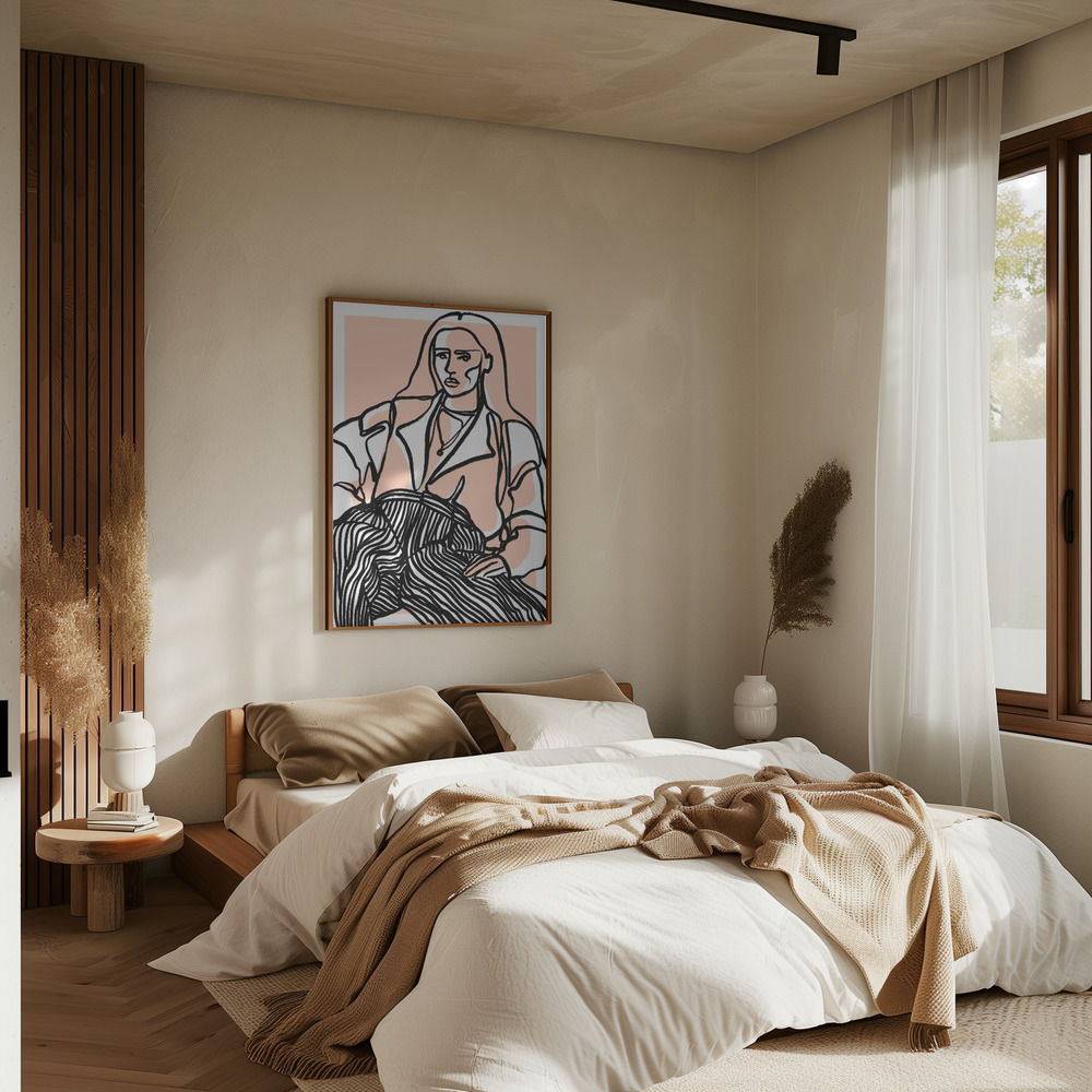 Poster - Do You Remember (Peach) in bedroom