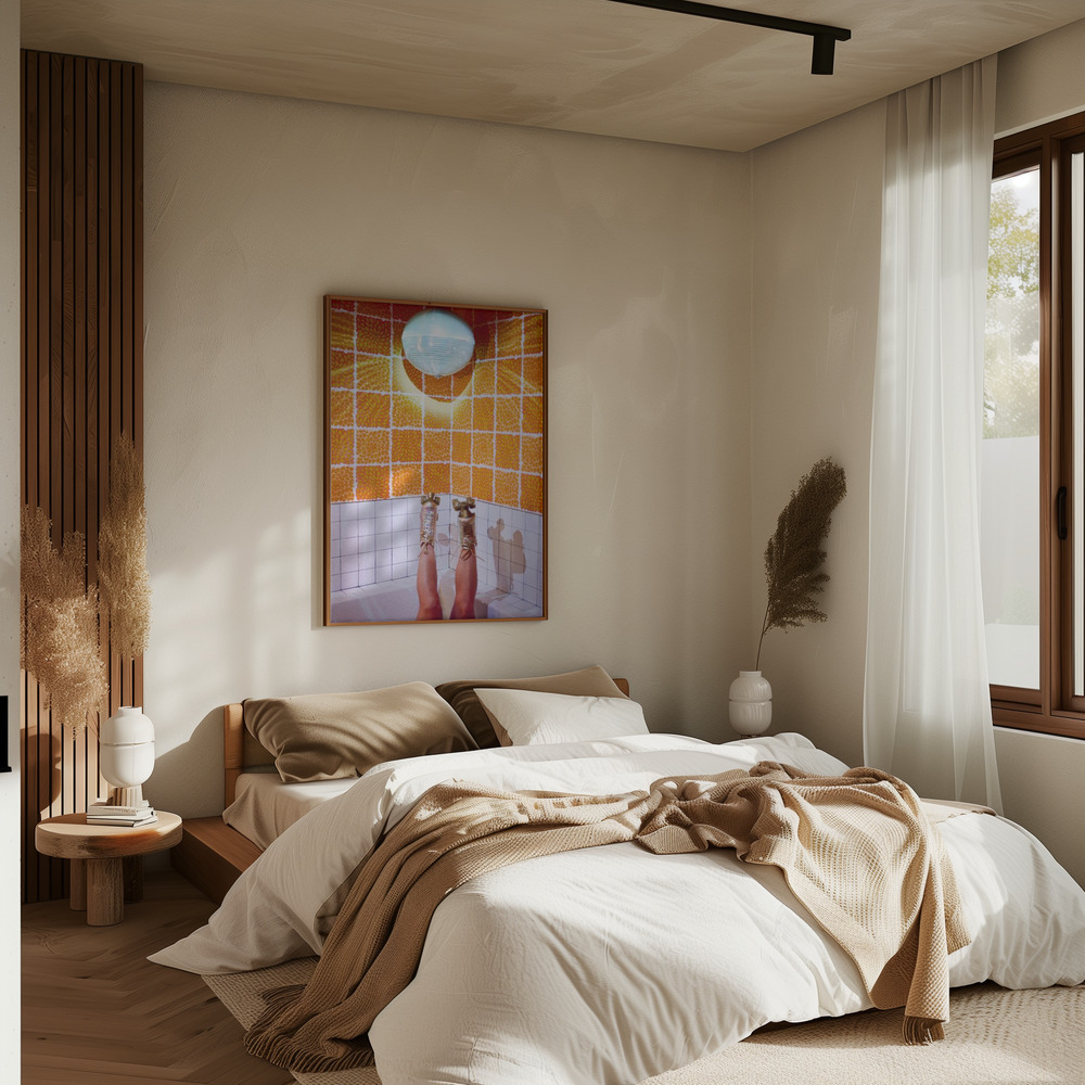 Poster - Disco Skate Night in bedroom