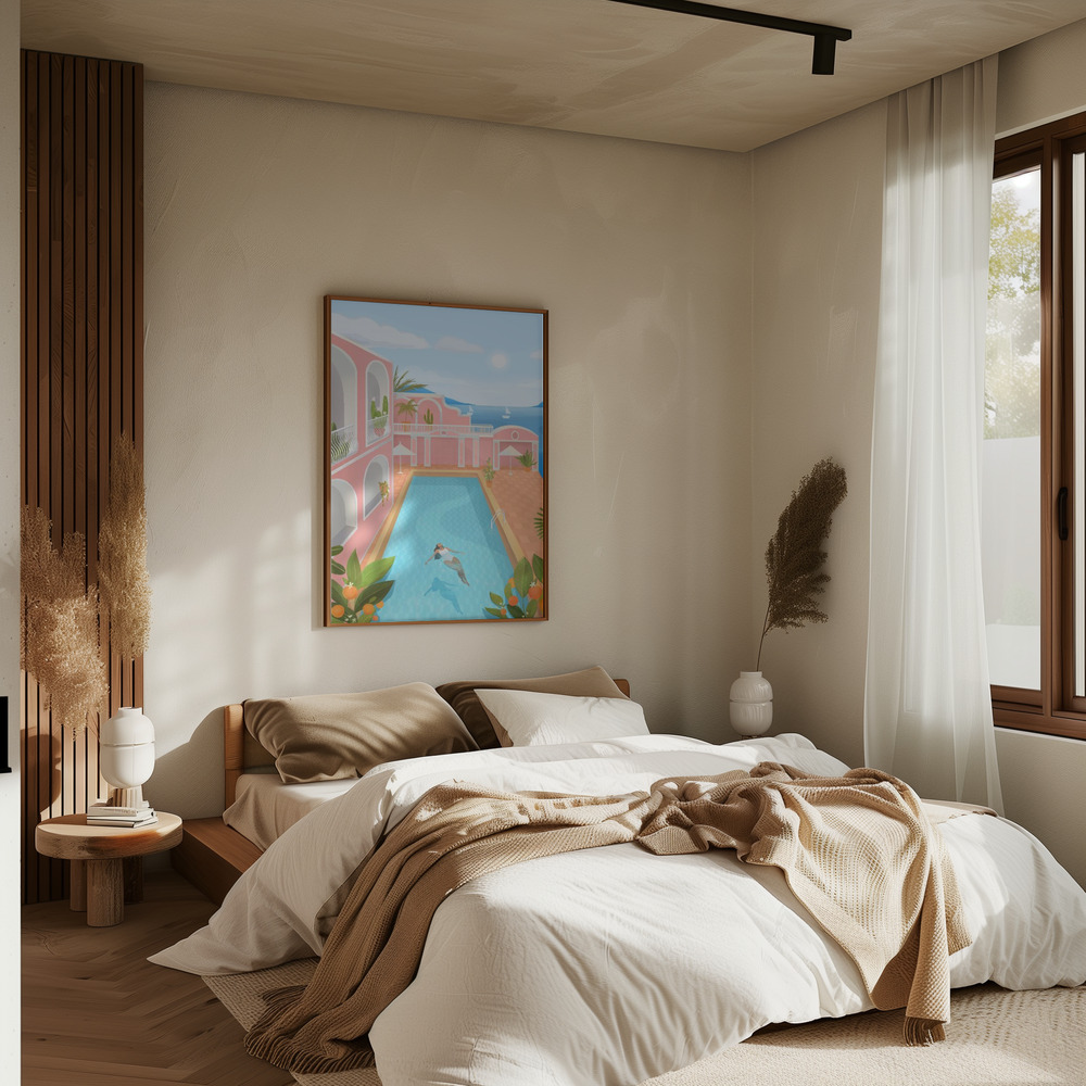 Poster - Summer Zen in bedroom