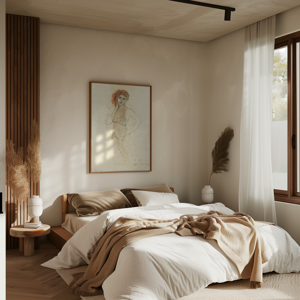 Poster - Hommage à Ingres XVIII in bedroom