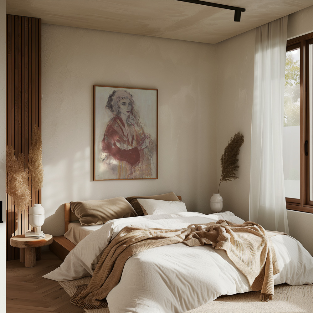 Poster - Hommage à Renoir VIII in bedroom