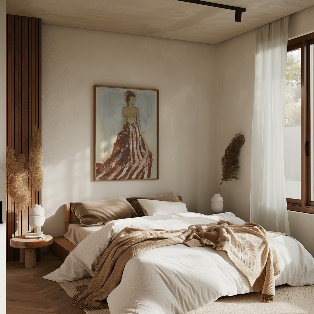 Poster - Hommage à Egon Schiele XXXV in bedroom