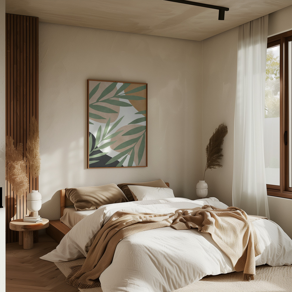 Poster - Floral and tropical 5 in bedroom