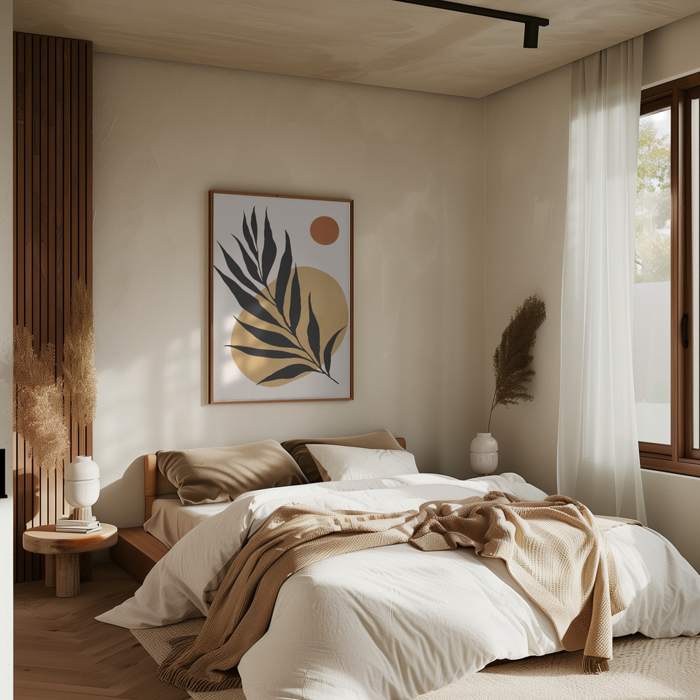 Poster - Watercolor Floral 8 in bedroom