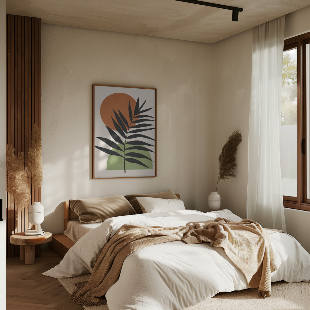 Poster - Watercolor Floral 6 in bedroom