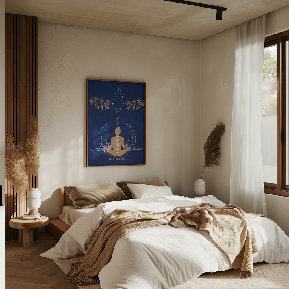Poster - Soulful Serenity in slaapkamer