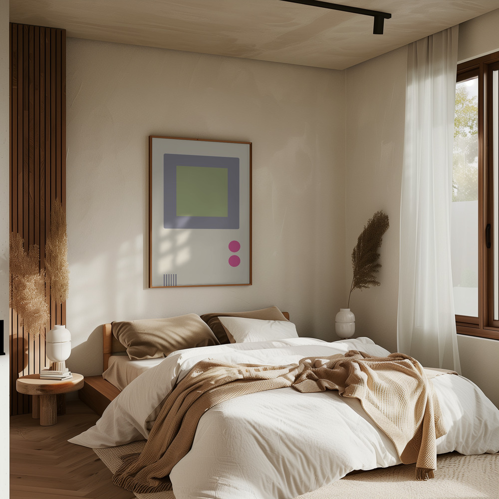 Poster - Abstract 02 in bedroom