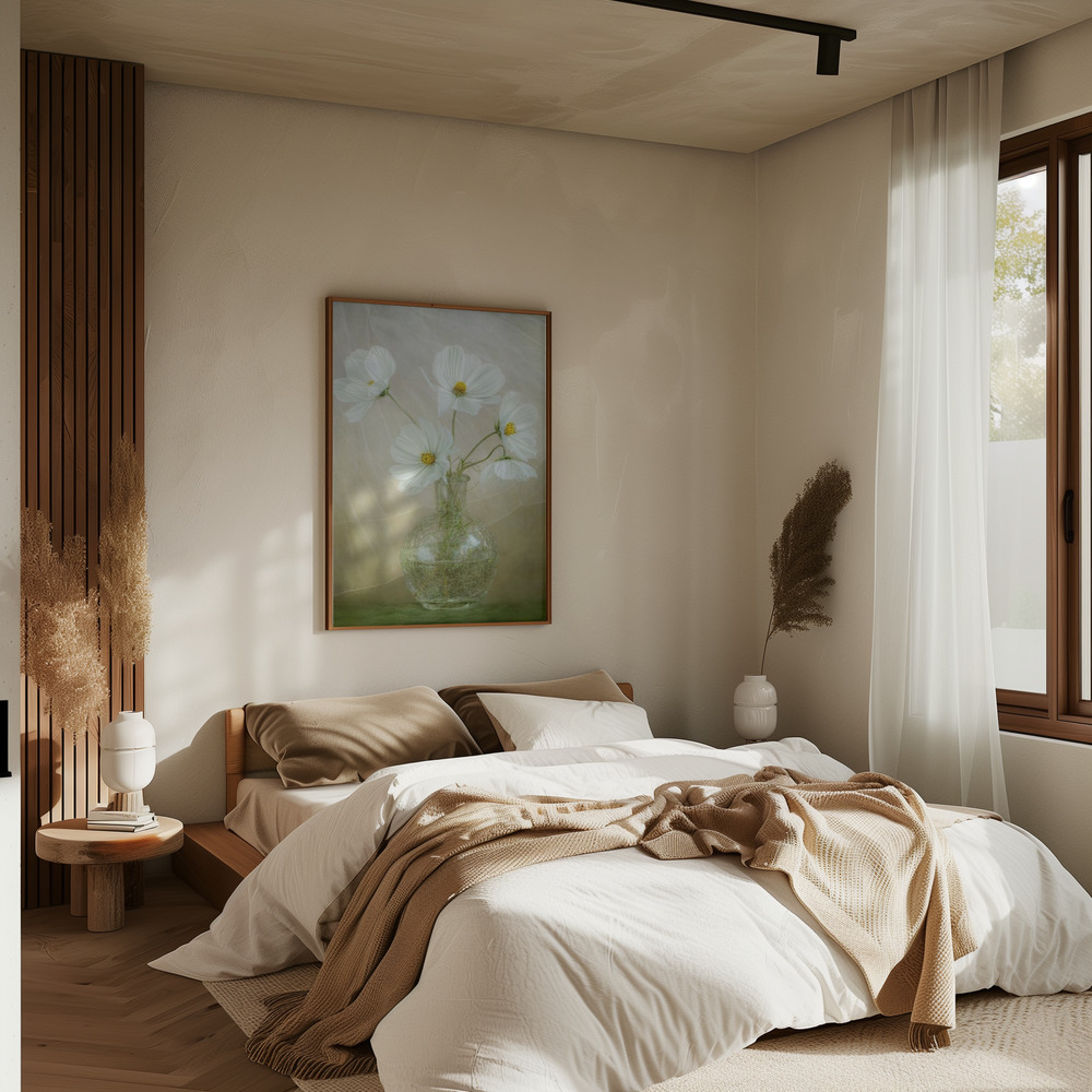Plakat - Cosmos breeze i soveværelset