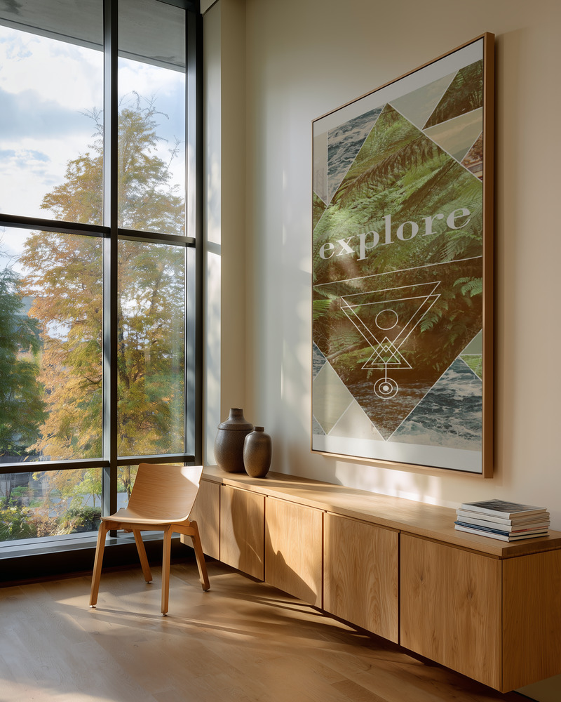 Canvas schilderi - Explore Ii   A1 in guest room